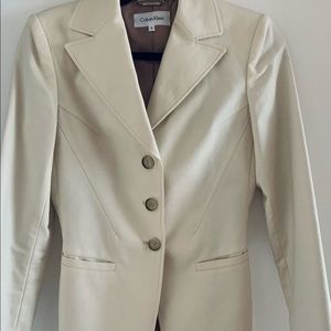 Ivory Calvin Klein Blazer